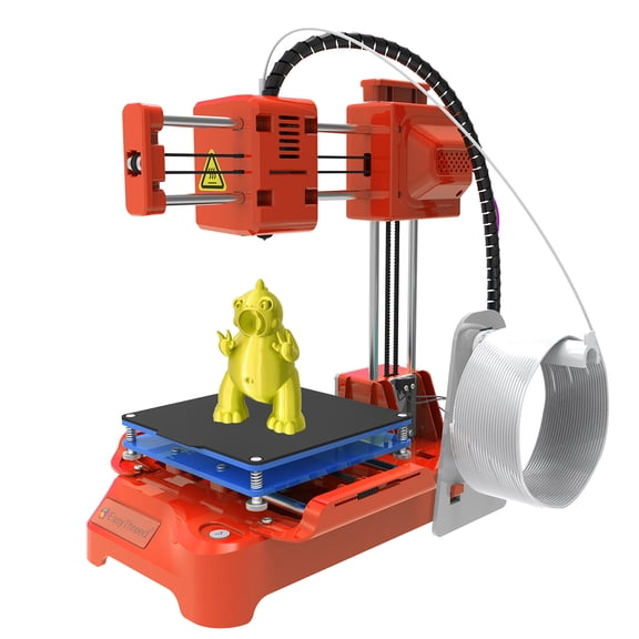 EasyThreed 3D Printer for Kids Mini Desktop 3D Printer 100x100x100mm Print Size No Heated Bed One-Key Printing with TF Card PLA Sample Filament for Beginners Household Education