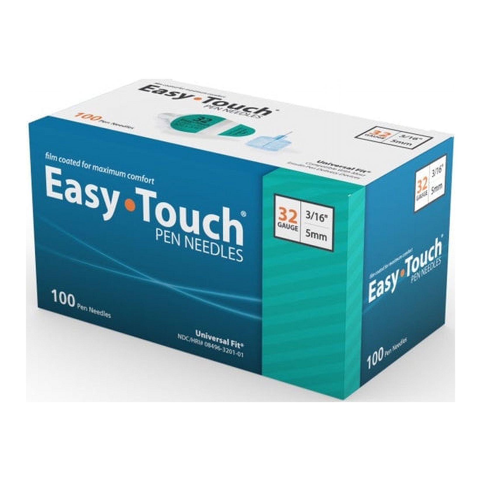 EasyTouch Pen, 32g 316-Inch 5mm, Box of 100