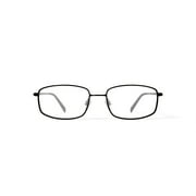 EasyTwist TurboFlex Mens ET875 Rectangular Prescription Eyeglasses with Case, Gray