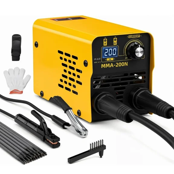EasyWox 200Amp Mini Stick Welder, 110V Portable IGBT MMA Welder Machine with 20 Rods