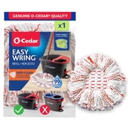 O-Cedar EasyWring Deep Clean Microfiber Spin Mop Head Replacement with Scrub Pad, Washable & Reusable, 1 Count