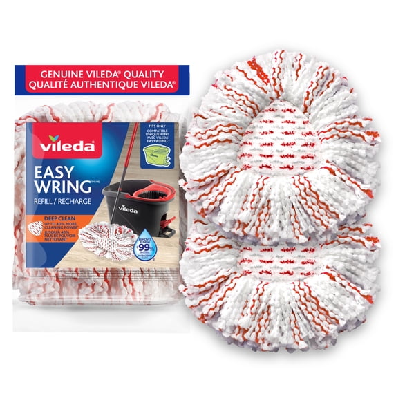O-Cedar EasyWring™ Deep Clean Spin Mop Head Replacements, 2 Pack