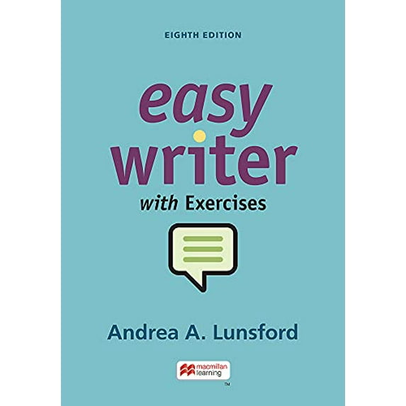 Pre-Owned EasyWriter with Exercises, 9781319393342, 1319393349, Paperback, Eighth edition