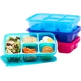 thumbnail image 1 of Bentgo Easyboxes - Reusable 5-Compartment Food Containers, Stackable 8-Piece Set, 4 Trays & 4 Lids, BPA-Free Food Storage for Meal Prep, School, & Work; Lunch Boxes w/Patented Design (), 1 of 3