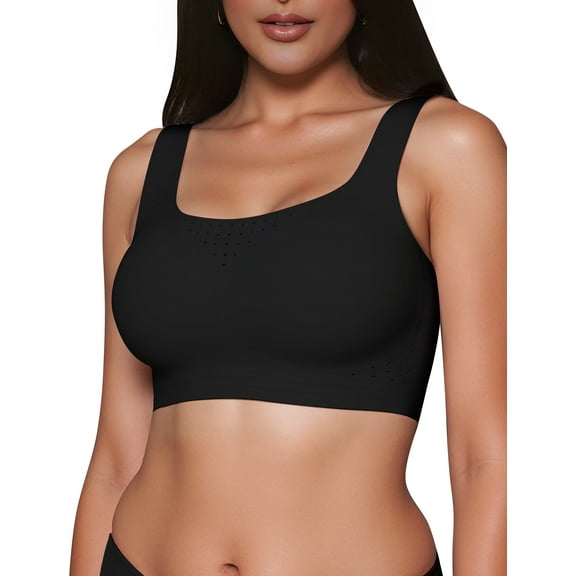 Easybunny Seamless Comfort Push Up Bra Wireless Full Coverage Everyday Wear Plus size Bras