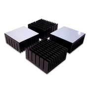 Easycargo 40mm Heatsink Kit 40mmx40mmx20mm Thermal Conductive Adhesive Tape, Cooler Aluminium Heat Sink for Cooling 3D Printers Stepper Motor TEC Thermoelectric Peltier Cooler