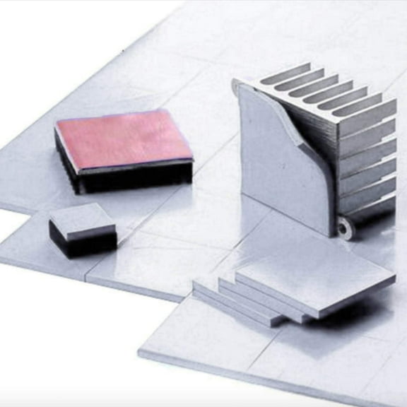 Easycargo 40pcs 15mm Thermal Pad 1mm, heatsink Thermal pad 15mmx15mmx1mm, Thermal pad for Cooling Laptop IC Chips NVMe M.2 SSD Heat Sink (40pcs 15x15x1mm)