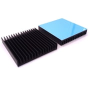 Easycargo 60mm heatsink kit + pre applied 3m 8810 thermal conductive adhesive tape, cooler aluminum heat sink set for cooling led panel 60mmx60mmx10mm