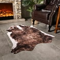 thumbnail image 1 of Easycozy Faux Cowhide Large Cow Print 3 x 4 Feet Thickened Elastic Rug for Bedroom, Living Room, Home Office, Western Decor, 1 of 7