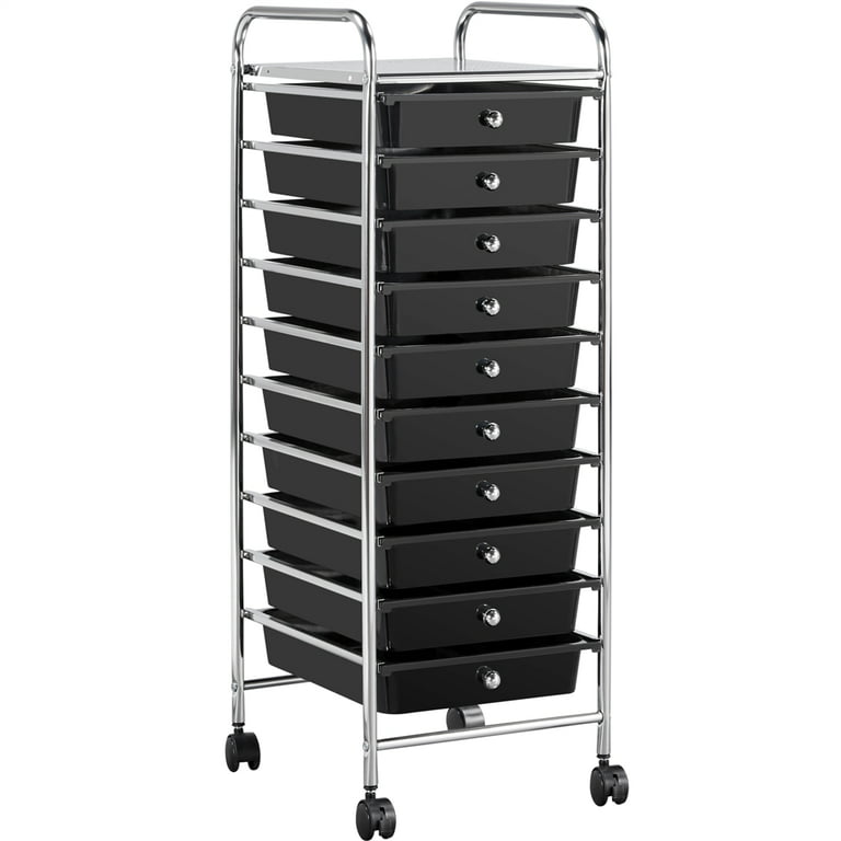 Julimoon Rolling Storage Cart with 6 Drawers,Mobile Storage Drawers  Organizer, Multipurpose Plastic Utility Cart with Wheels for Home Office  School Garage (Black) - Yahoo Shopping