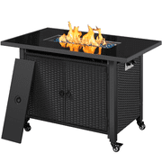 Renwick 43inch Propane Fire Pit Table, Black