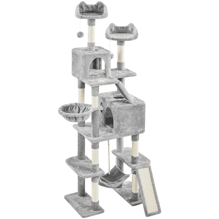 Renwick 82.5inch Multi Level Cat Tree, Light Gray