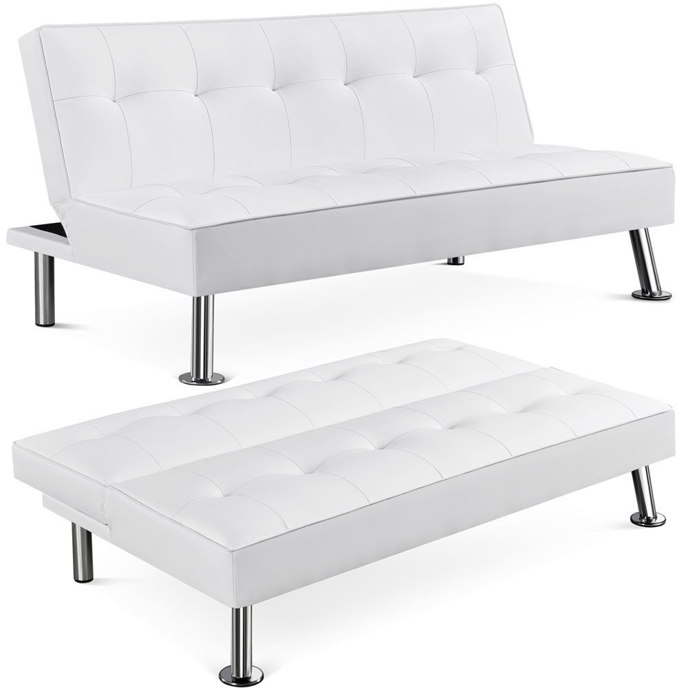 Coaster Company Dilleston Collection Sofa Bed, White
