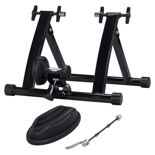 Costway Bike Trainer Bicycle Exercise Stand w/ 8 Levels Resistance