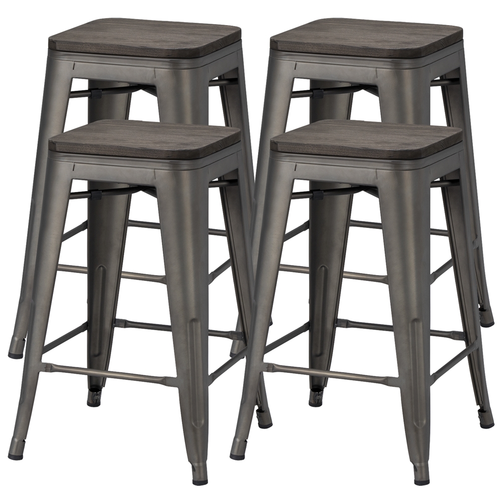 Find Your Perfect Easyfashion Metal Counter Stools Bar Kitchen stools