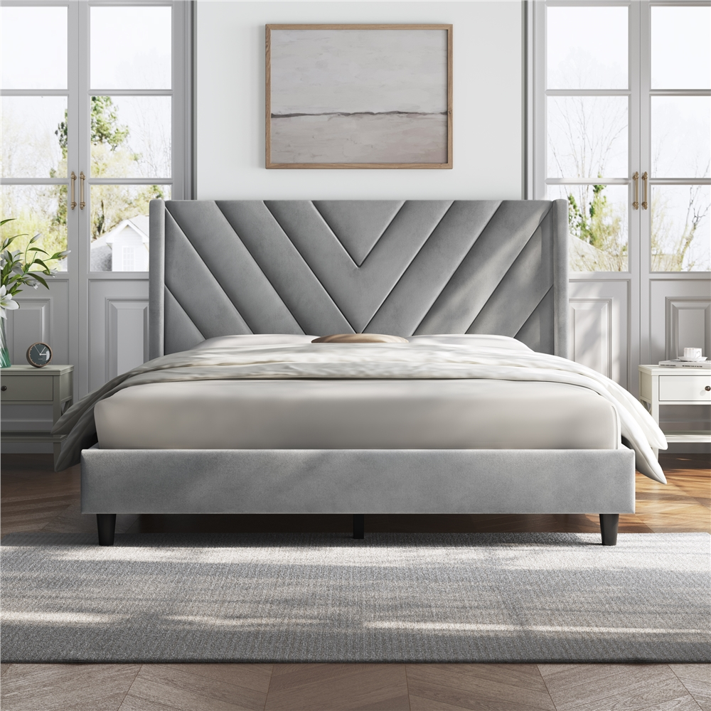 Better Homes & Gardens Modern Farmhouse Queen Platform Bed with