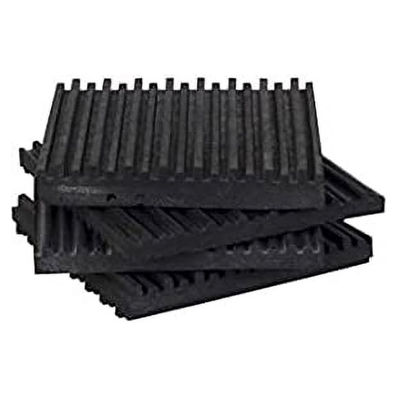 Easyflex Anti Vibration Ribbed Mounting Rubber Pads, Pack of 4