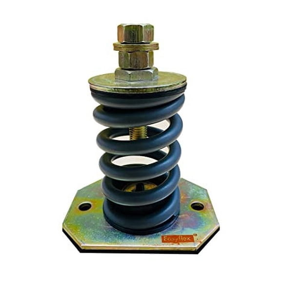 Easyflex Open Spring Mount Isolator, 1002 lbs Capacity, 1" Deflection (Orange, Pack of 4)