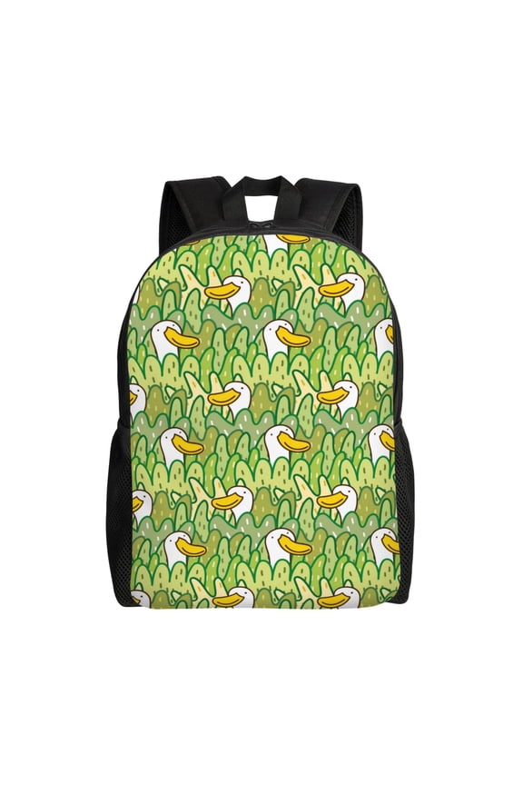 Easygd Cartoon Duck Versatile and Stylish Backpack: Comfort, Storage, and Durability for College,Work, Travel, and Everyday Use