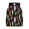 thumbnail image 1 of Easygd Colorful Fishing Lures Versatile and Stylish Backpack: Comfort, Storage, and Durability for College,Work, Travel, and Everyday Use, 1 of 1