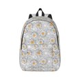 Easygd Daisies Flowers Canvas Backpack Stylish, Lightweight, and