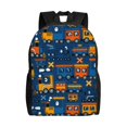 thumbnail image 1 of Easygd Funny Steam Train Versatile and Stylish Backpack: Comfort, Storage, and Durability for College,Work, Travel, and Everyday Use, 1 of 1