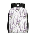 thumbnail image 1 of Easygd Lavender Flowers Versatile and Stylish Backpack: Comfort, Storage, and Durability for College,Work, Travel, and Everyday Use, 1 of 1