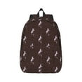 thumbnail image 1 of Easygd Leopard Print Canvas Backpack: Stylish, Lightweight, and Versatile with Large Capacity and Adjustable Straps –, 1 of 7