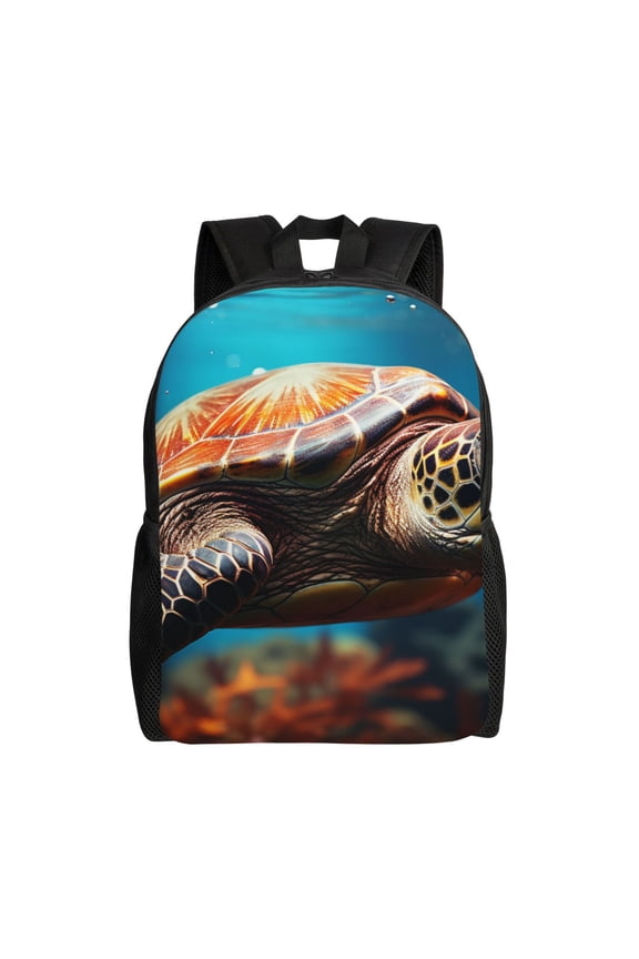 Easygd Realistic Turtle Versatile and Stylish Backpack: Comfort, Storage, and Durability for College,Work, Travel, and Everyday Use