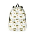 thumbnail image 1 of Easygd Sea Turtle Basking in the Sun Canvas Backpack: Stylish, Lightweight, and Versatile with Large Capacity and Adjustable Straps –, 1 of 7