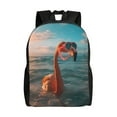 thumbnail image 1 of Easygd Swimming Goggled Flamingo Versatile and Stylish Backpack: Comfort, Storage, and Durability for College,Work, Travel, and Everyday Use, 1 of 8