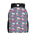 thumbnail image 1 of Easygd happy Skull rose Versatile and Stylish Backpack: Comfort, Storage, and Durability for College,Work, Travel, and Everyday Use, 1 of 1