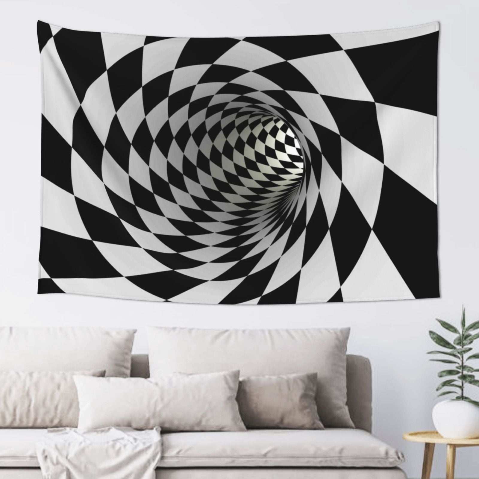 Easygdp 3D Vortex Illusion Tapestry Wall Hanging, Wall Tapestries for ...