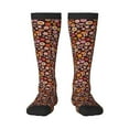 thumbnail image 1 of Easygdp 70s Groovy Hippie Retro Soccer Socks Sport Knee High Socks Calf Compression Athletic Socks for Men and Women, 1 of 9