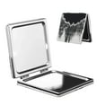 thumbnail image 1 of Easygdp Abstract Red Sun Design Travel Makeup Mirror, 2X Magnifying Mirror 2-Sided Travel Essential Mirror, Magnetic Portable Mirror-Square, 1 of 9