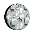 thumbnail image 1 of Easygdp African Animals Wheel Sun Guard, Spare Tire Cover,Universal Trailer Suv Truck Camper Travel,Easy To Install And Remove -17 Inch, 1 of 9