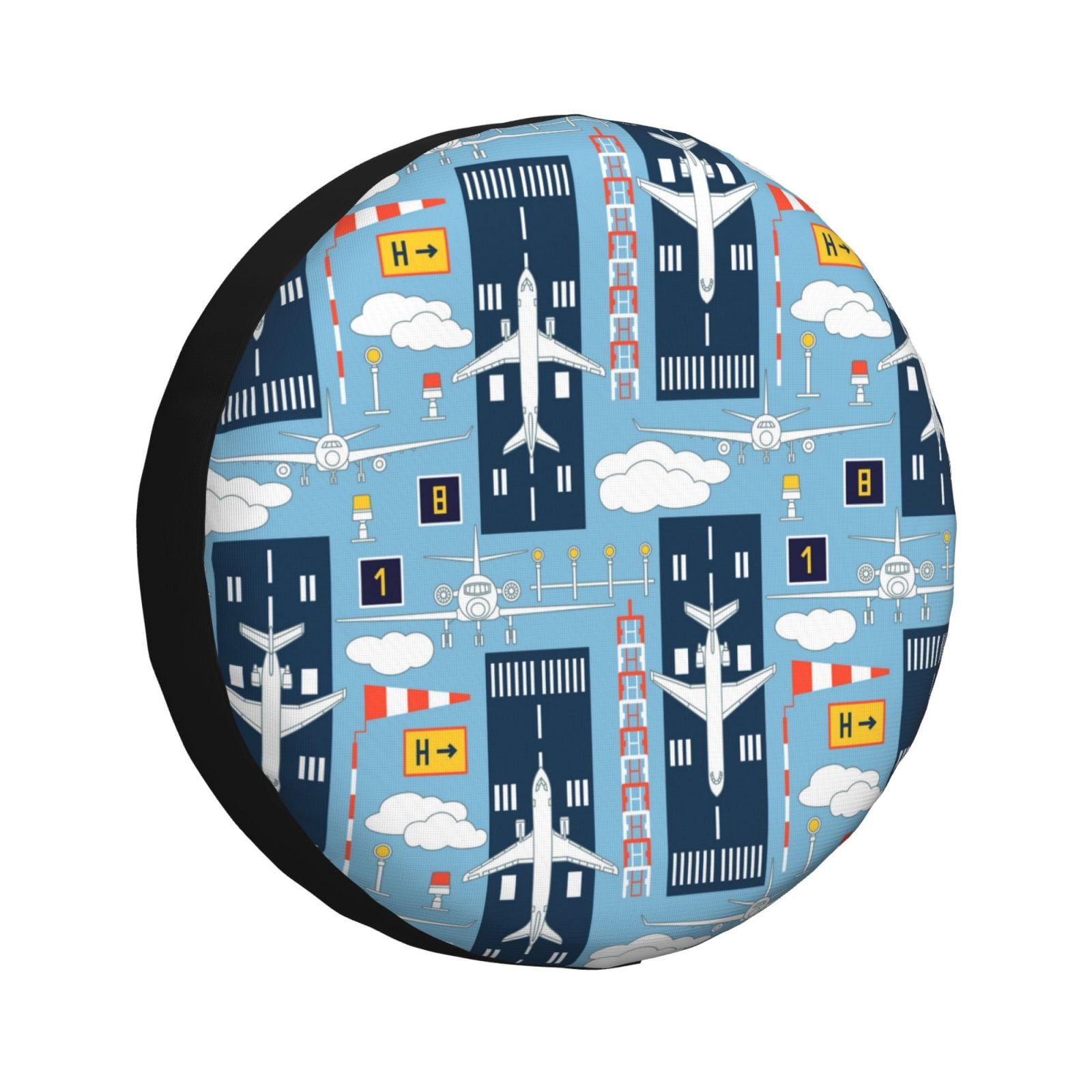 Easygdp Airplanes And Aviation Signs Wheel Sun Guard, Spare Tire Cover ...