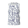 thumbnail image 1 of Easygdp Airplanes in the Sky Men's Mesh Basketball Jersey Quick Drying Sleeveless Shirts Fitted Muscle Tank Tops Sport Round Neck T-Shirt - 4X-Large, 1 of 9