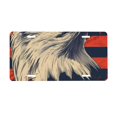thumbnail image 1 of Easygdp American Bald Eagle A License Plate Car Front License Plate Car Decoration Car Accessories Front Tag Plate Standard Size, 1 of 8