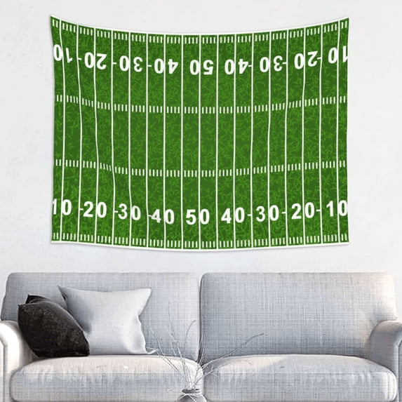 Easygdp American Football Field2 Tapestrys Boutique Decor Wall Hanging for Living Room Bedroom Office Decor 29x37in