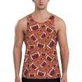 thumbnail image 1 of Easygdp American Football1 Men's Tank Top, Sleeveless Muscle T Shirts, Breathable, Quick-Dry, Loose for Gym, Running, Fitness - 4X-Large, 1 of 9