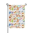 thumbnail image 1 of Easygdp Animal Cartoon Style Garden Flag Yard Flag Welcome Flag, Double-Sided, Weather Resistant for Outdoor Decor - 28"x40", 1 of 1