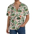 thumbnail image 1 of Easygdp Armadillo Mens Short Sleeve Button Down,Cuban Shirts for Men，Men's Casual Short-Sleeved Shirt-X-Large, 1 of 5