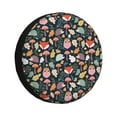 thumbnail image 1 of Easygdp Autumn Fox Owl Automobile Tire Dust Cover, 14-17in Spare Tire Cover Universal Fit for Trailer, Car, Truck, SUV, Jeep - 17 inch, 1 of 9
