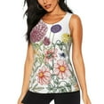 thumbnail image 1 of Easygdp Autumn Garden Women's Workout Tank Top, Running Top, Hiking Shirt, Quick-Dry for Running, Yoga, Hiking - Medium, 1 of 9