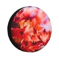 thumbnail image 1 of Easygdp Autumn Maple Leaves Automobile Tire Dust Cover, 14-17in Spare Tire Cover Universal Fit for Trailer, Car, Truck, SUV, Jeep - 16 inch, 1 of 9