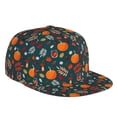 thumbnail image 1 of Easygdp Autumn with Pumpkins Baseball Cap with Adjustable Flat Suitable for Head Circumference 22.4-23.6 in, 1 of 9