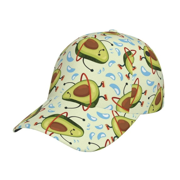 Easygdp Avocado Doing Sport Baseball Cap with Adjustable Buckle – Lightweight, Breathable, Sweat-Absorbent Hat for Outdoor Activities, Sports, and Casual Wear
