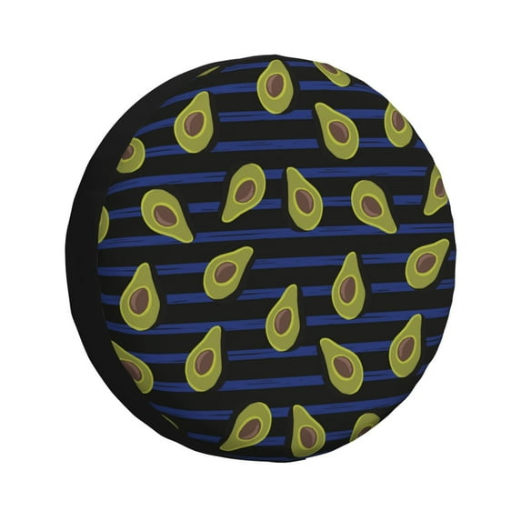 Easygdp Avocado Wheel Sun Guard, Spare Tire Cover,Universal Trailer Suv Truck Camper Travel,Easy To Install And Remove -14 Inch