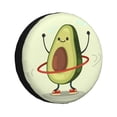 thumbnail image 1 of Easygdp Avocado1 Automobile Tire Dust Cover, 14-17in Spare Tire Cover Universal Fit for Trailer, Car, Truck, SUV, Jeep - 17 inch, 1 of 9